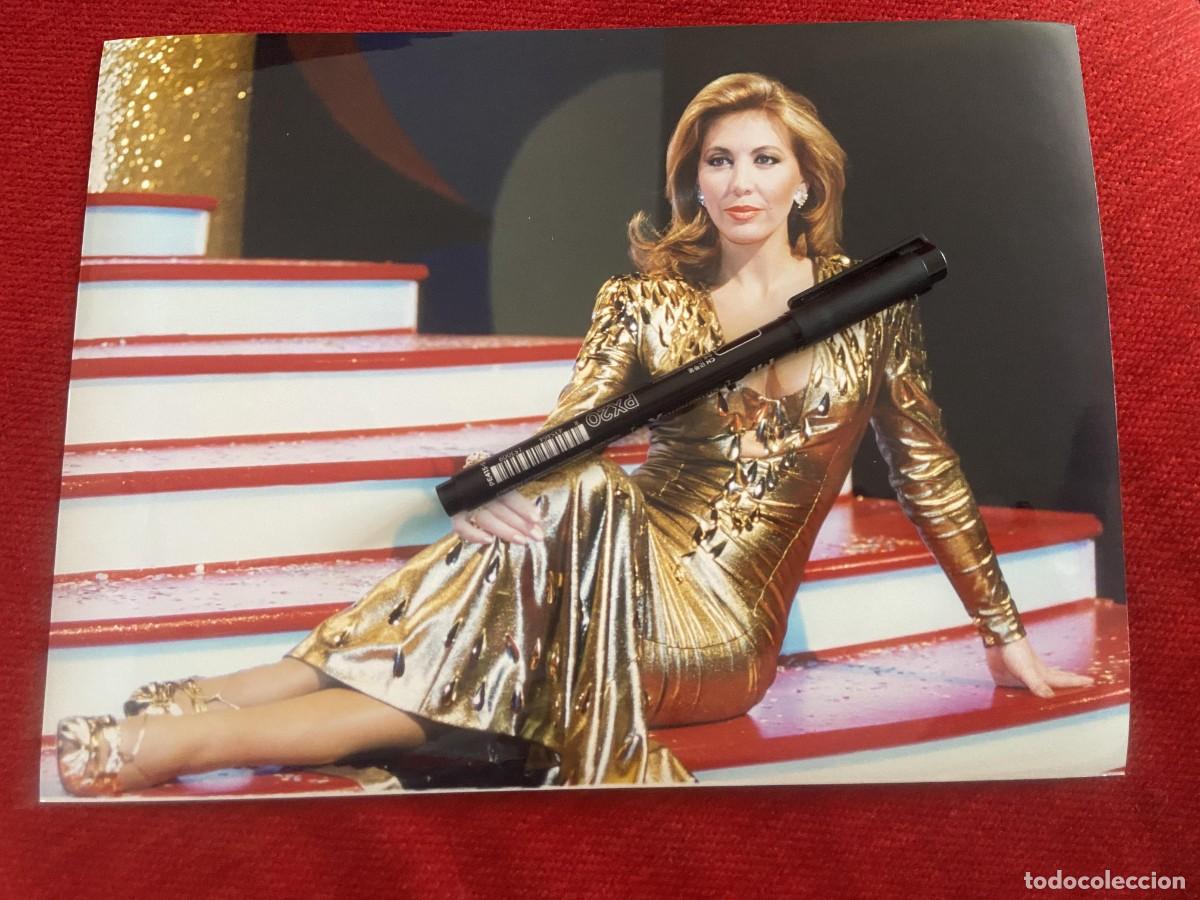 Fotos von Musikern: F33460 FOTO FOTOGRAFIA ORIGINAL (10-12-1996) NORMA DUVAL TELEVISION ESPA&Ntilde;OLA