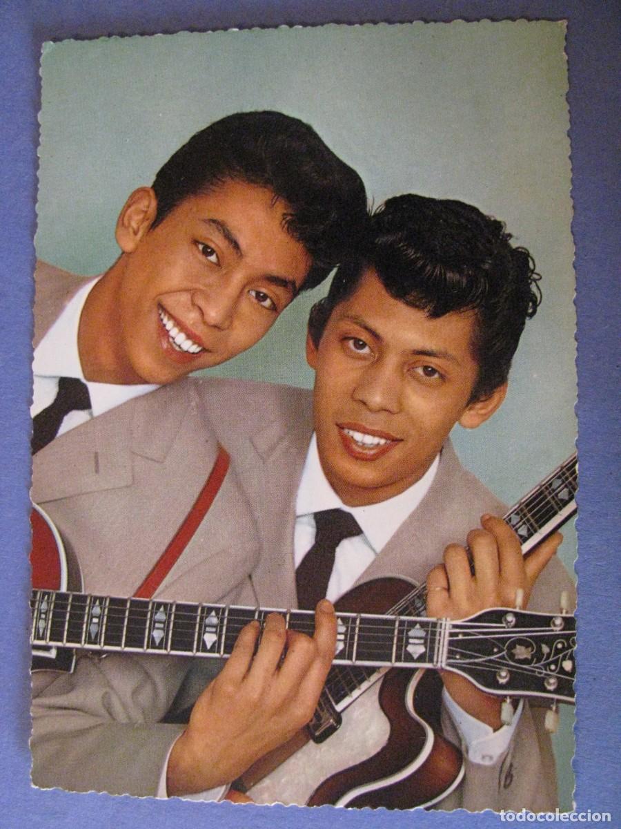 Fotos von Musikern: POSTAL DEL GRUPO LOS BLUE DIAMONTS. DIE BLUE DIAMONTS. ED. KR&Uuml;GER, ALEMANIA.