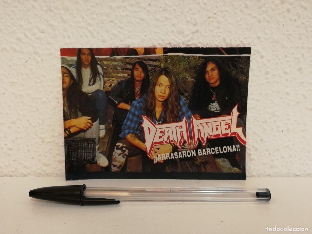 Fotos von Musikern: TARJETA PAPEL GRUESO -9*13- DEATH ANGEL - THRASH METAL 80s - HEAVY