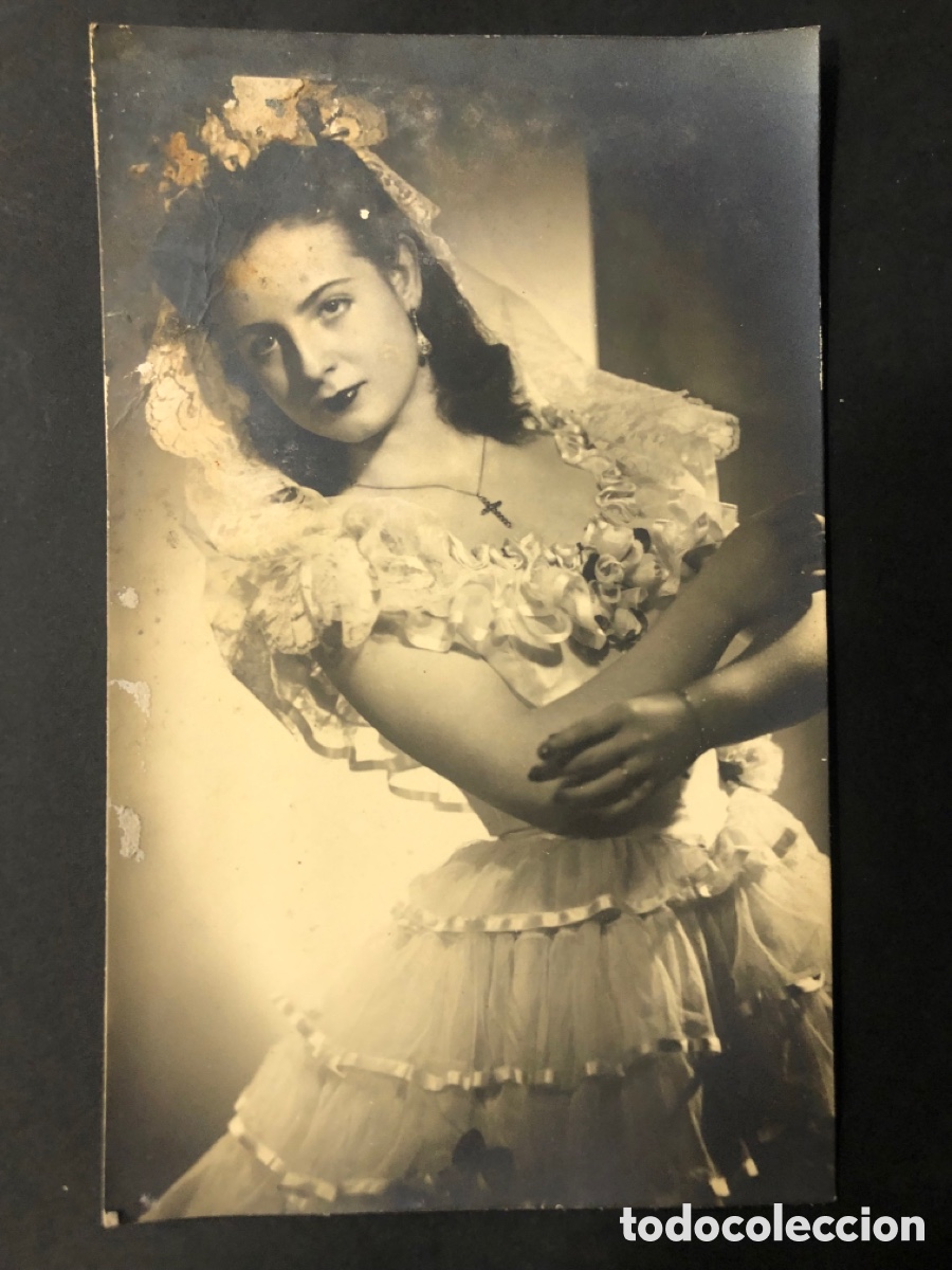 Photos de Chanteurs et Chanteuses: Foto original de la actriz bailarina y rapsoda Mar&iacute;a Elo&iacute;sa