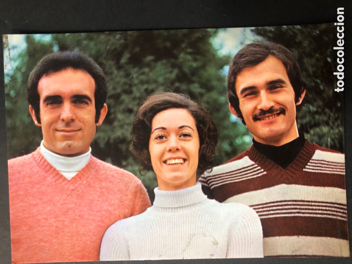Fotos von Musikern: Tarjeta discos Rca hermanos Anoz jotas navarras