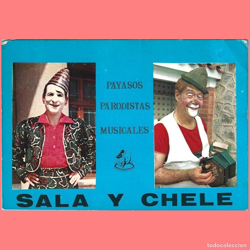 Fotos de Cantantes: POSTAL SALA Y CHELE - BERGAS 805 NO CIRCULADA