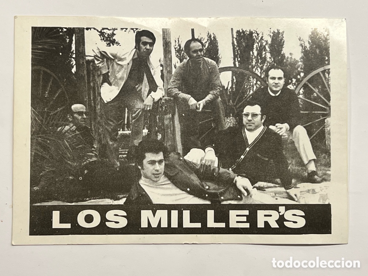 Photos of Singers: LOS MILLER&rsquo;S.. Postal Publicitaria. Exclusivas Benavent (h.1960?) Med&iacute;das: 10 x 15 cm