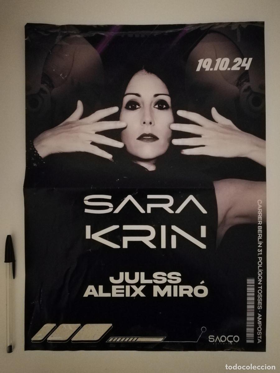 Photos of Singers: CARTEL ORIGINAL -A3- Sara Krin - DANCE ELECTRONICA - CONCIERTO