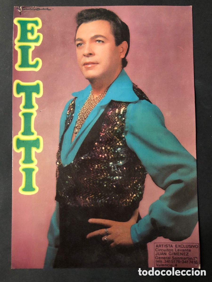 Photos of Singers: Tarjeta grande Rafael conde el titi