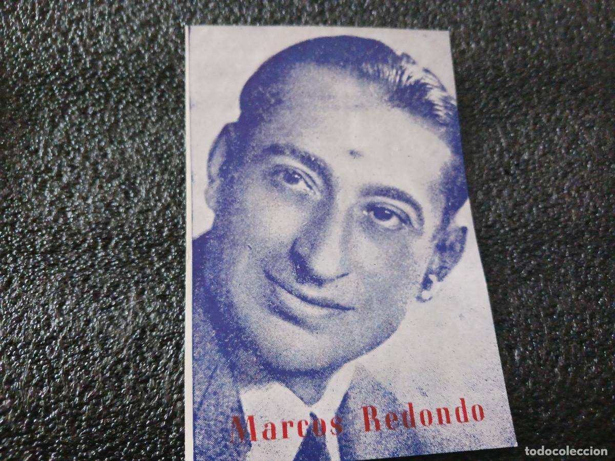 Photos of Singers: peque&ntilde;a lamina, papel fino, tenor marcos redondo