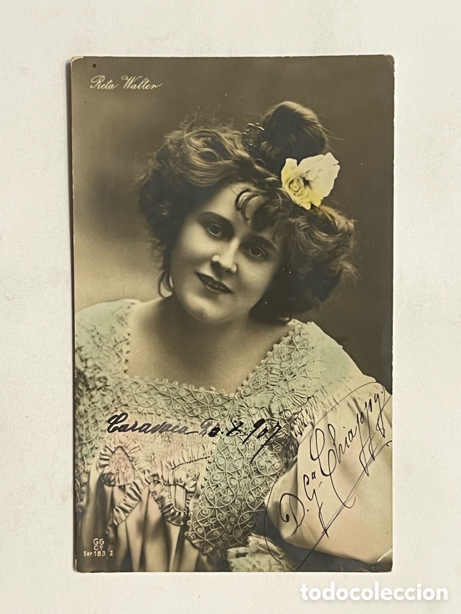 Photos of Singers: RETA WALTER. Cantante de &Oacute;pera&hellip; Tarjeta Postal fotogr&aacute;fica&hellip; (h.1910?) circulada