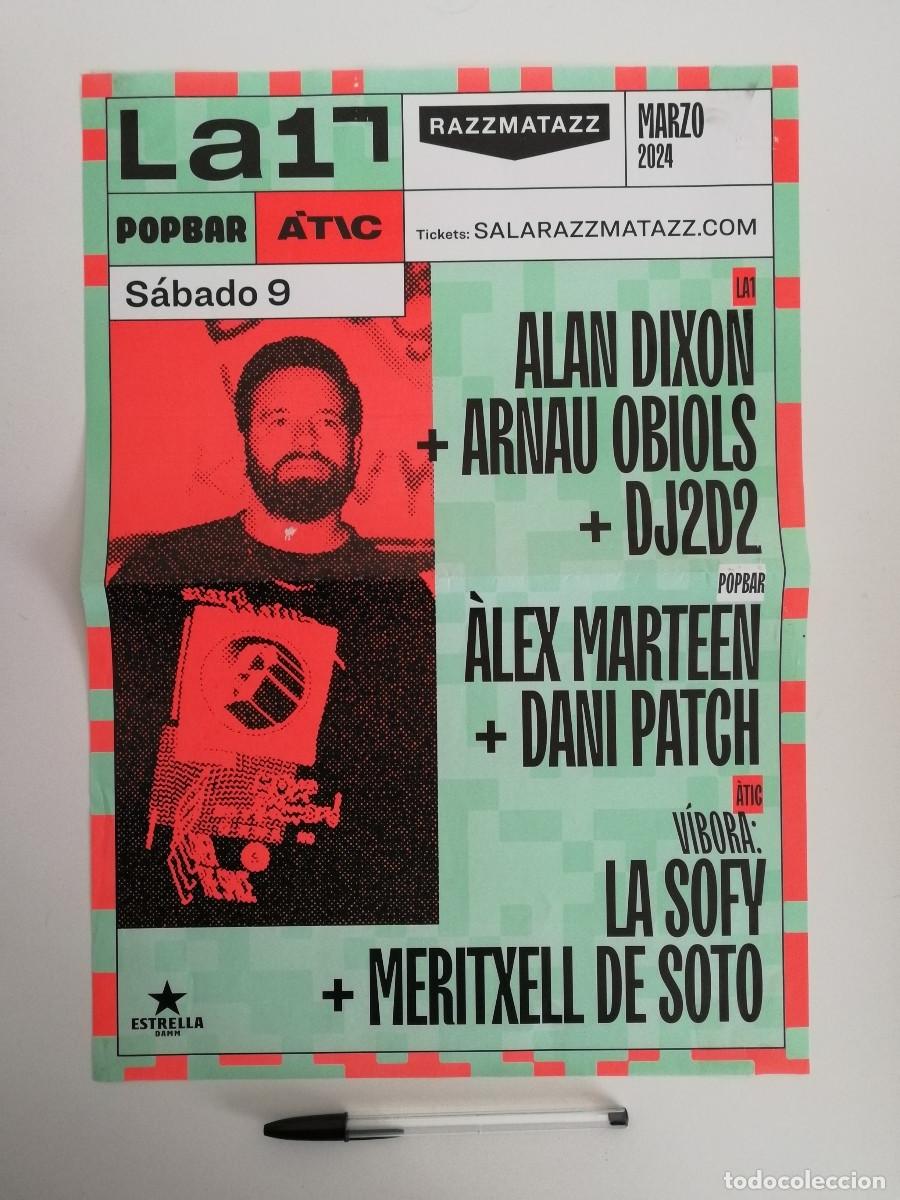 Photos of Singers: CARTEL ORIGINAL -A3- ALAN DIXON - MUSICA - Dance electr&oacute;nica DJ
