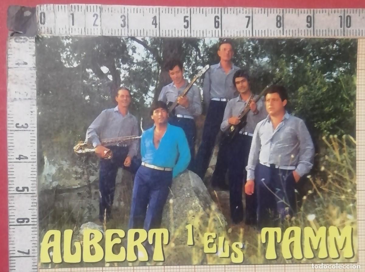 Fotos von Musikern: TARJETA POSTAL GRUPO MUSICAL ALBERT I ELS TAMM-TARRASA 1970/80.