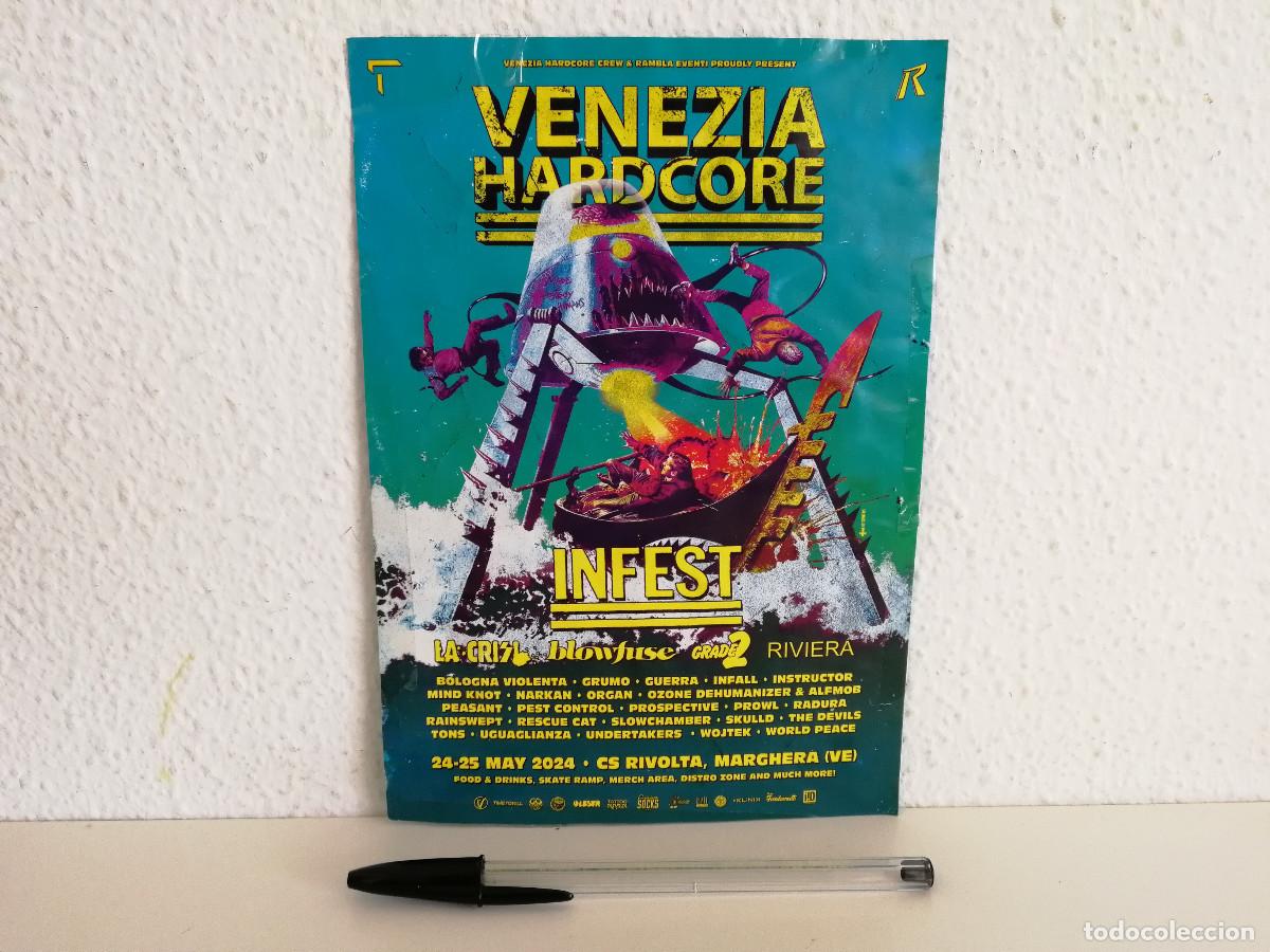 Fotos von Musikern: FOLLETO PUBLICITARIO ORIGINAL - Venezia Hardcore Fest - MUSICA - BLOWFUSE - PUNK ROCK-GRADE 2