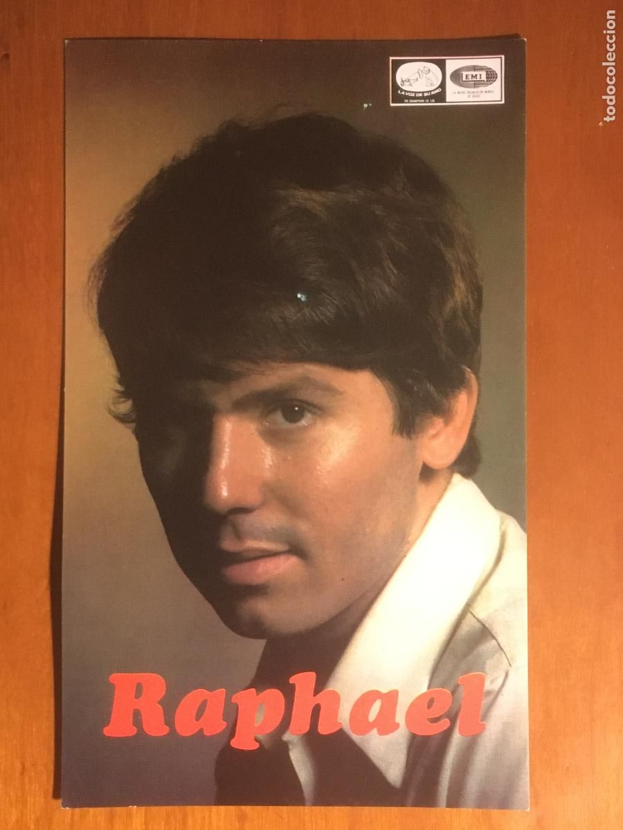 Photos of Singers: raphael postal discografica original antigua