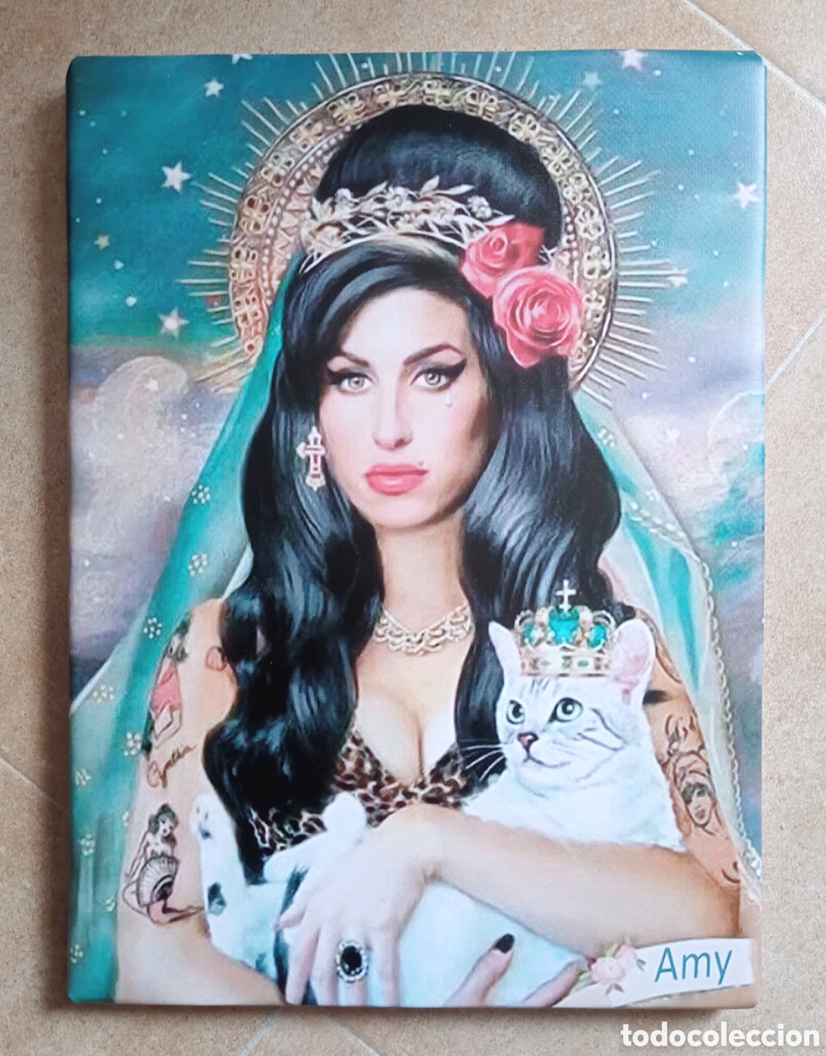 Photos de Chanteurs et Chanteuses: Cuadro cartel AMY WINEHOUSE art