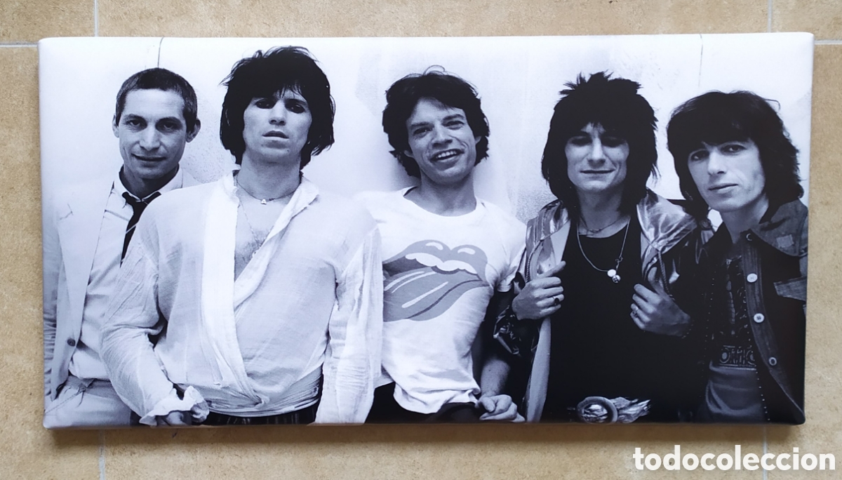 Fotos de Cantantes: Cuadro cartel ROLLING STONES inicios