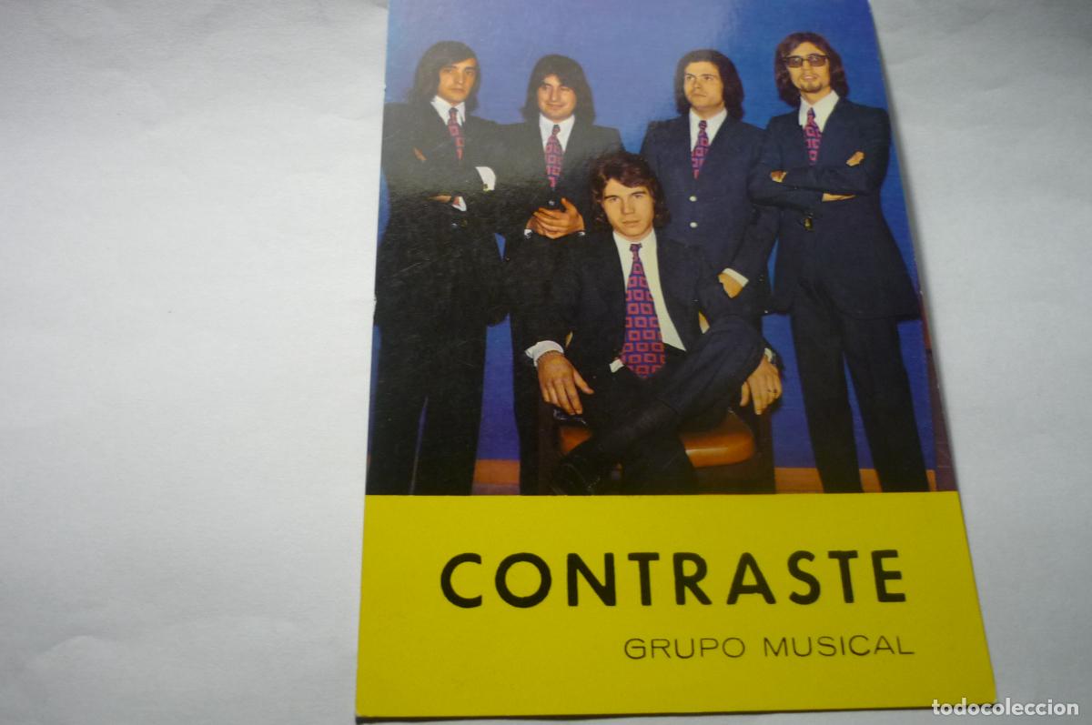 Photos of Singers: postal grupo musical contraste cm