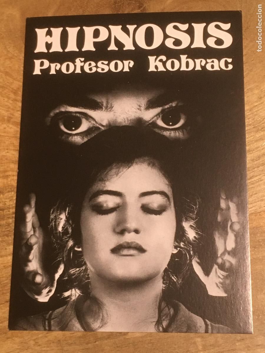 Photos of Singers: profesor kobrac hipnosis postal promocional original antigua