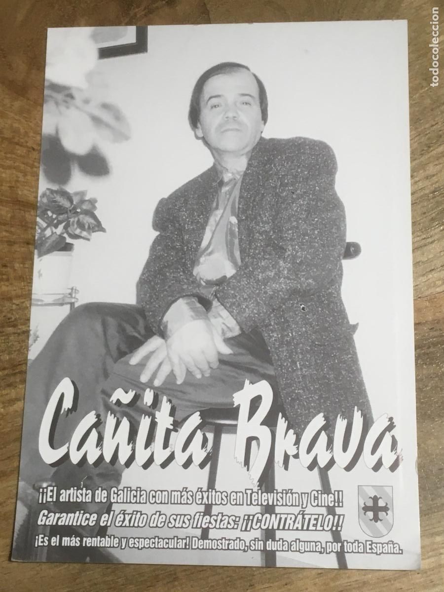 Photos de Chanteurs et Chanteuses: ca&ntilde;ita brava postal promocional original antigua