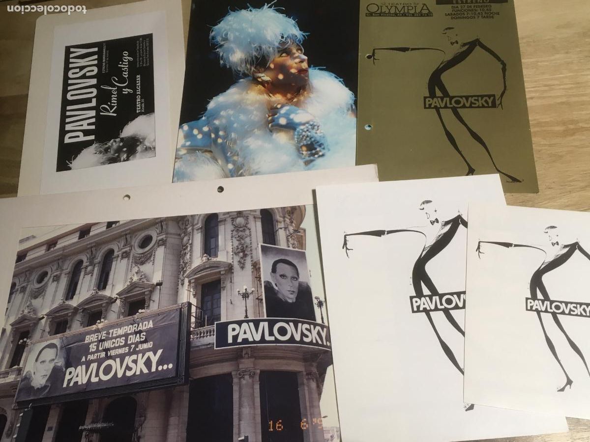 Photos of Singers: angel pavlovsky lote fotos y folletos originales antiguos