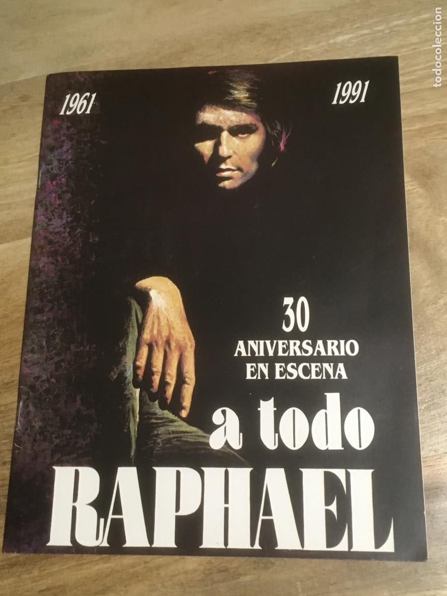 Photos of Singers: raphael 30 aniversario en escena revista libro original