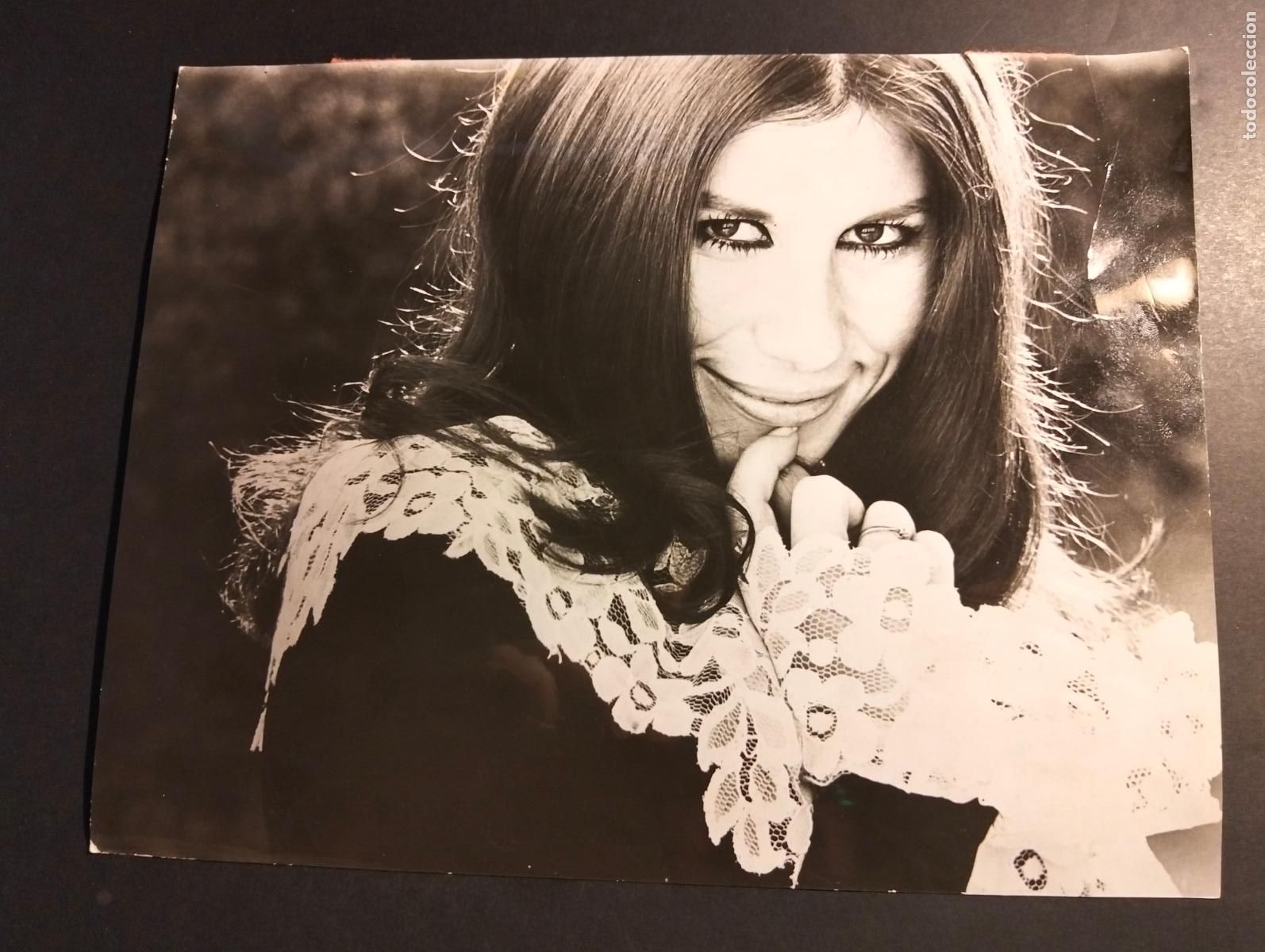 Fotos von Musikern: SOLEDAD CANTANTE ANTIGUA FOTOGRAFIA ORIGINAL 24 X 18 CM