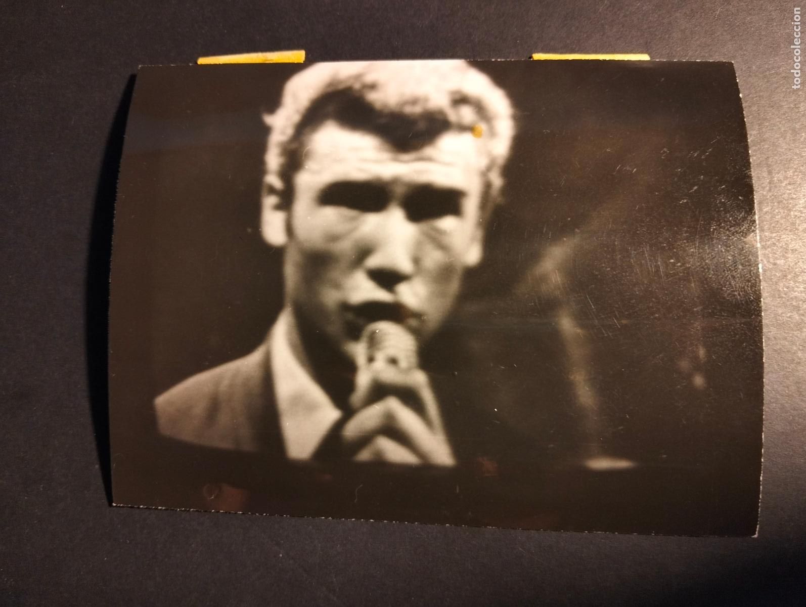 Fotos von Musikern: JHONNY HALLYDAY CANTANTE ROCK ROLL FOTOGRAFIA ANTIGUA ORIGINAL A&Ntilde;OS 60 8,5 X 12 CMTS
