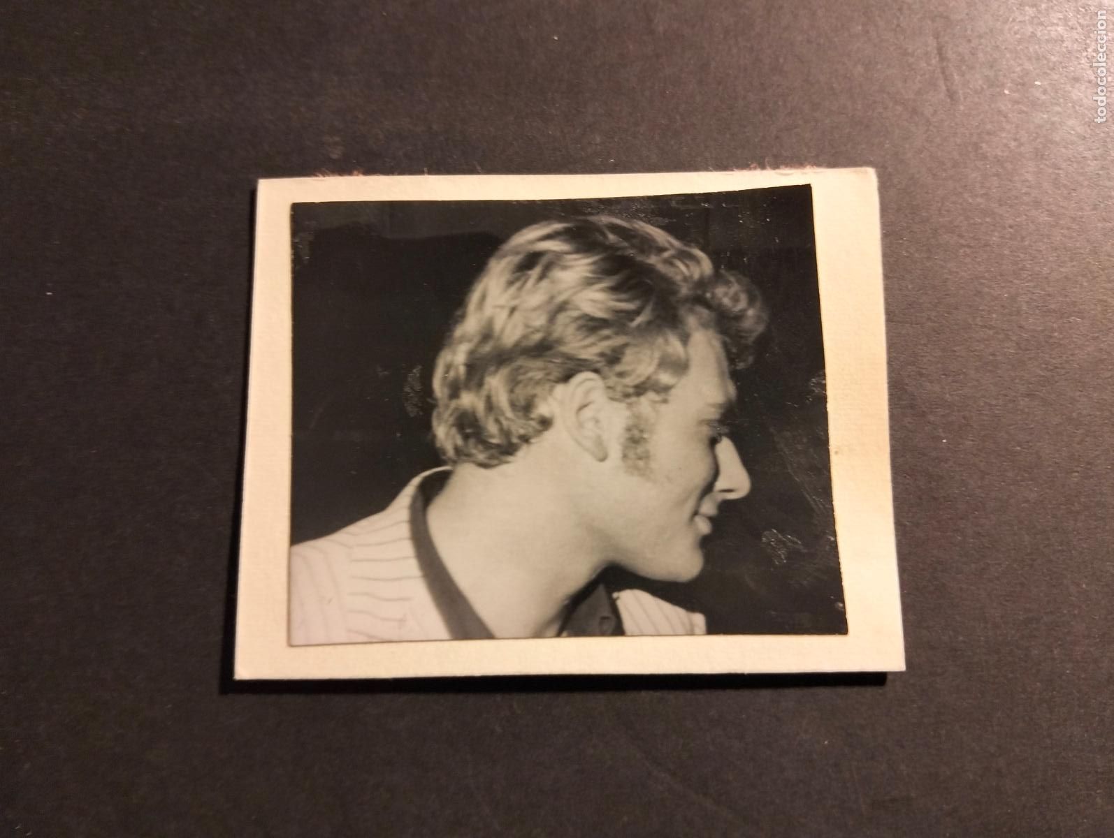Fotos von Musikern: JHONNY HALLYDAY CANTANTE ROCK ROLL FOTOGRAFIA ANTIGUA ORIGINAL A&Ntilde;OS 60 7 X 5,5 CMTS