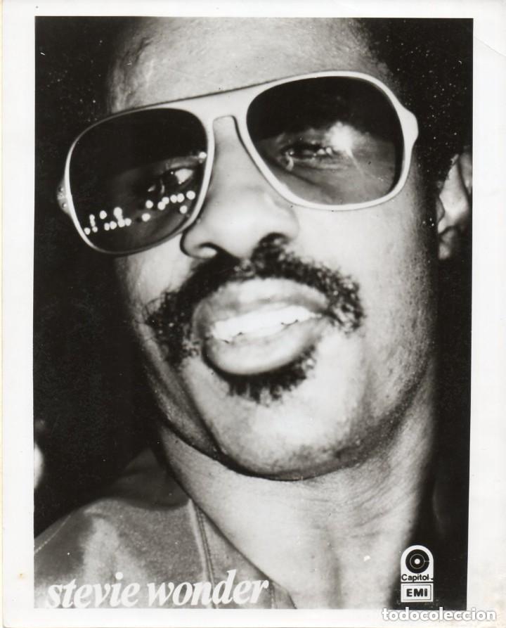 Fotos de Cantantes: Original Photograph Stevie Wonder Capitol EMI