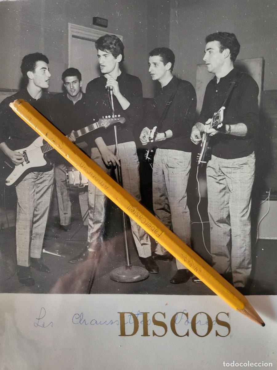 Photos of Singers: Les Chaussettes Noires 5 fotograf&iacute;as originales 13 X 18 ctms...