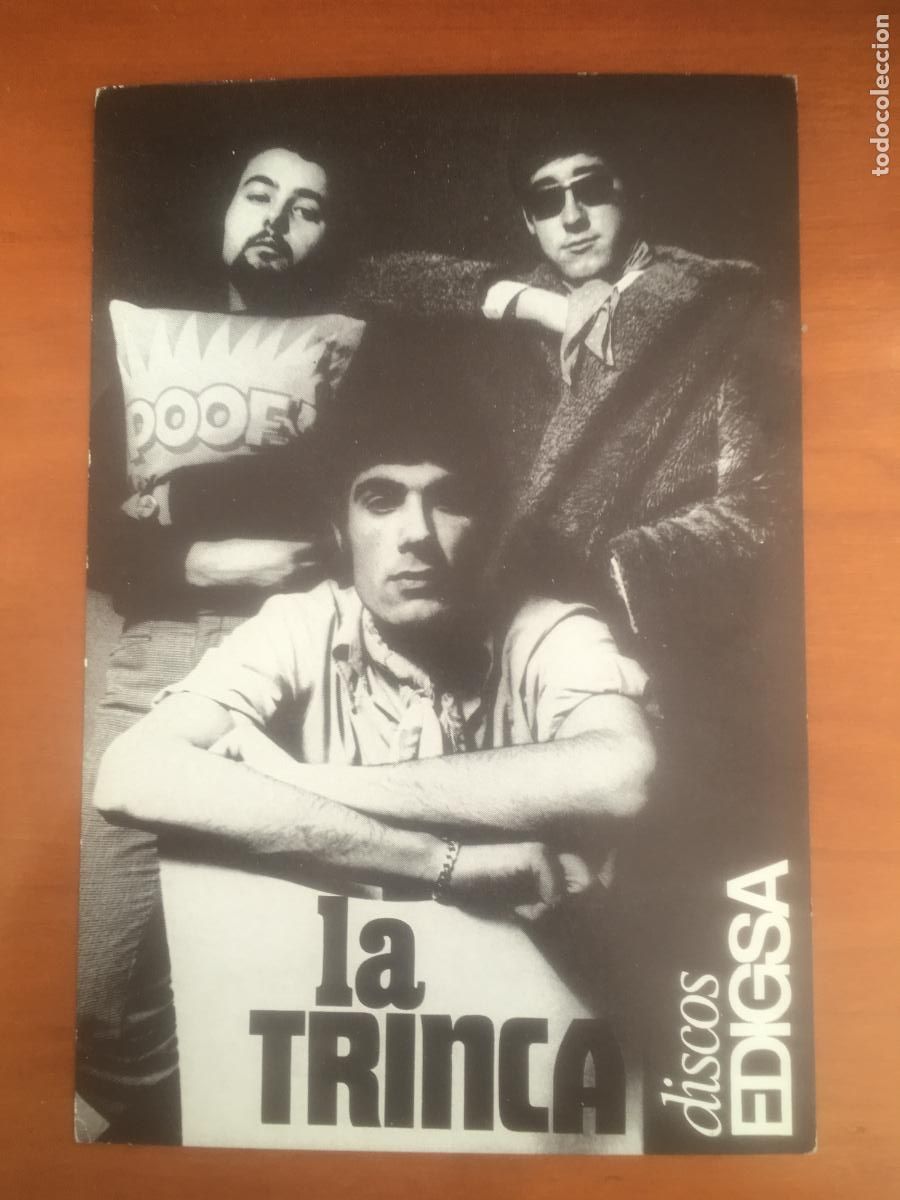 Photos of Singers: la trinca edigsa postal discografica original antigua