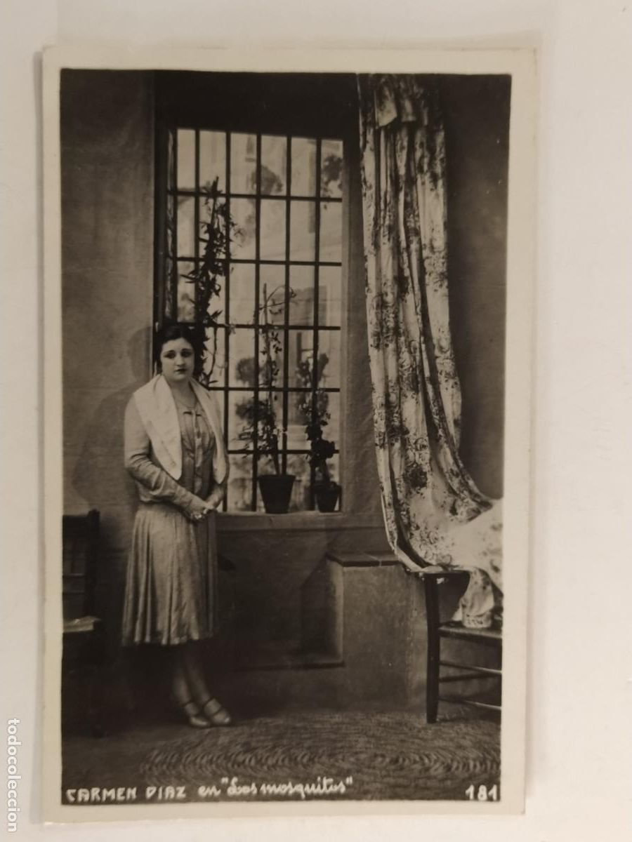 Photos of Singers: CARMEN DIAZ EN LOS MOSQUITOS - POSTAL ANTIGUA -(111.624)