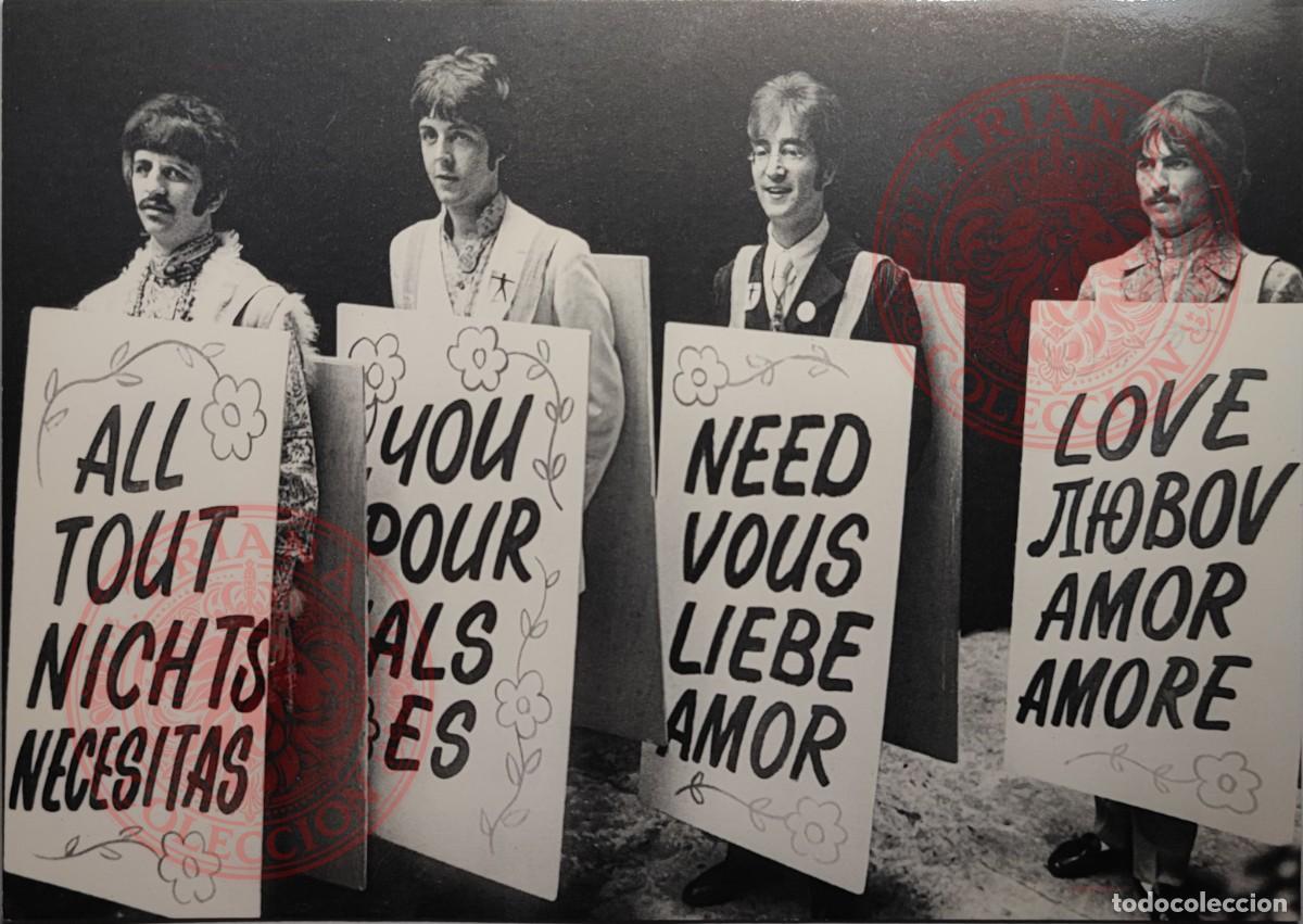 Fotos von Musikern: THE BEATLES. PC 8075 ALL YOU NEED IS LOVE. PYRAMID