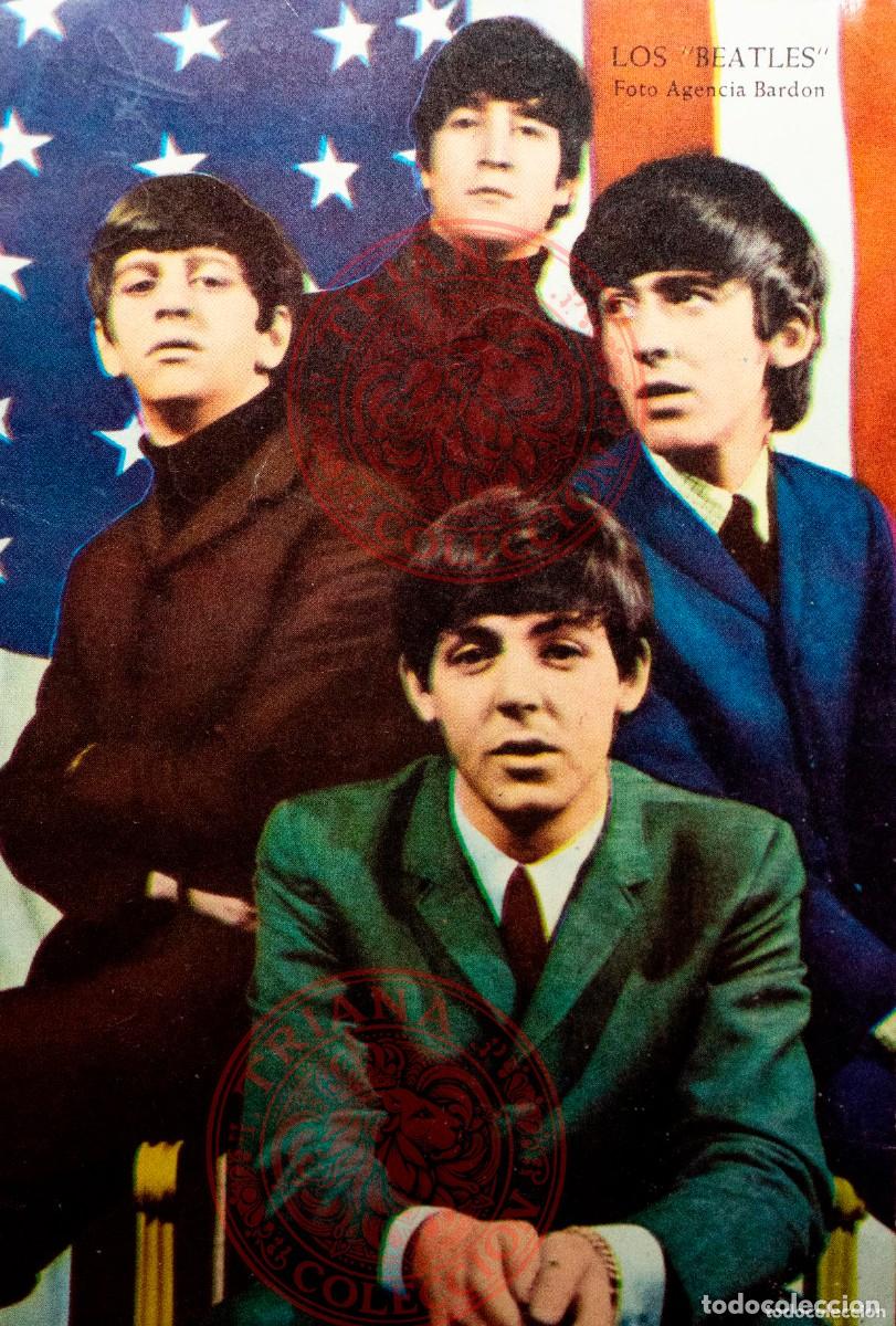 Photos de Chanteurs et Chanteuses: TARJETA PROMOCIONAL THE BEATLES. FOTO AGENCIA BARDON