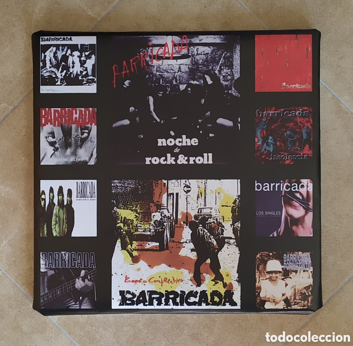 Photos de Chanteurs et Chanteuses: Cuadro collage BARRICADA