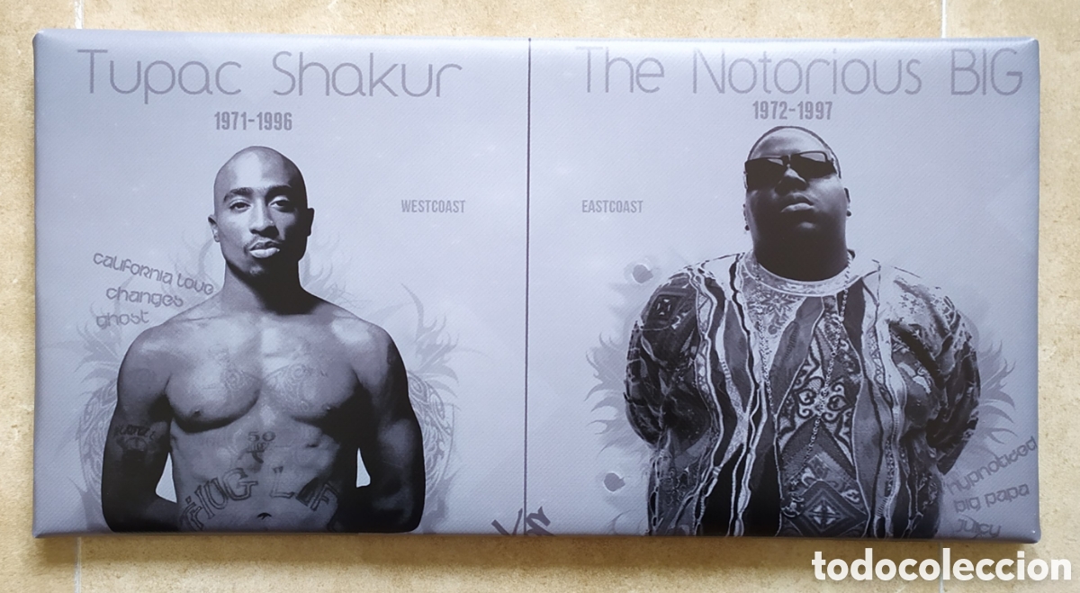Photos de Chanteurs et Chanteuses: Cuadro 2PAC y NOTORIOUS BIG hip hop