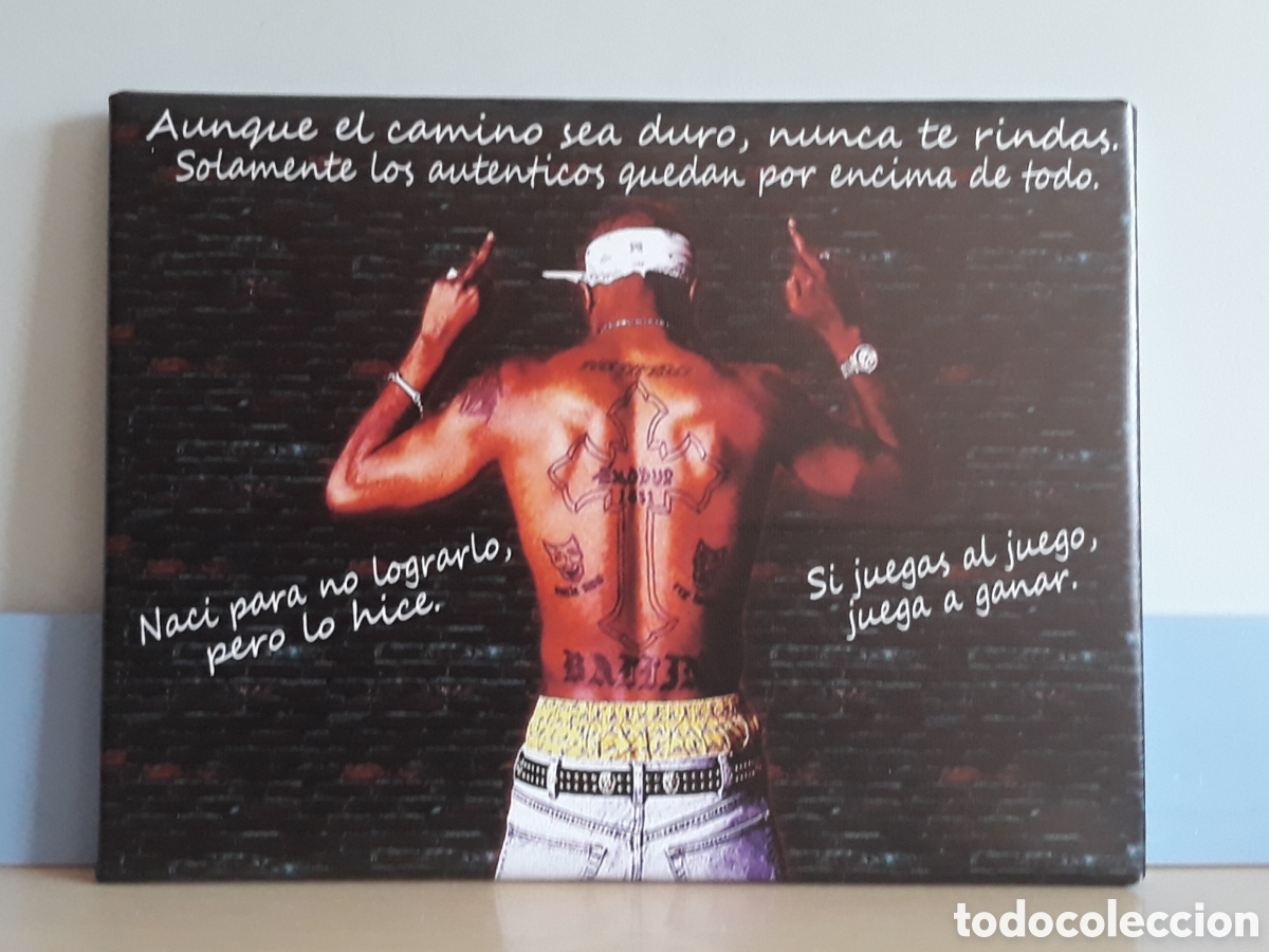 Photos de Chanteurs et Chanteuses: Cuadro cartel 2PAC hip hop