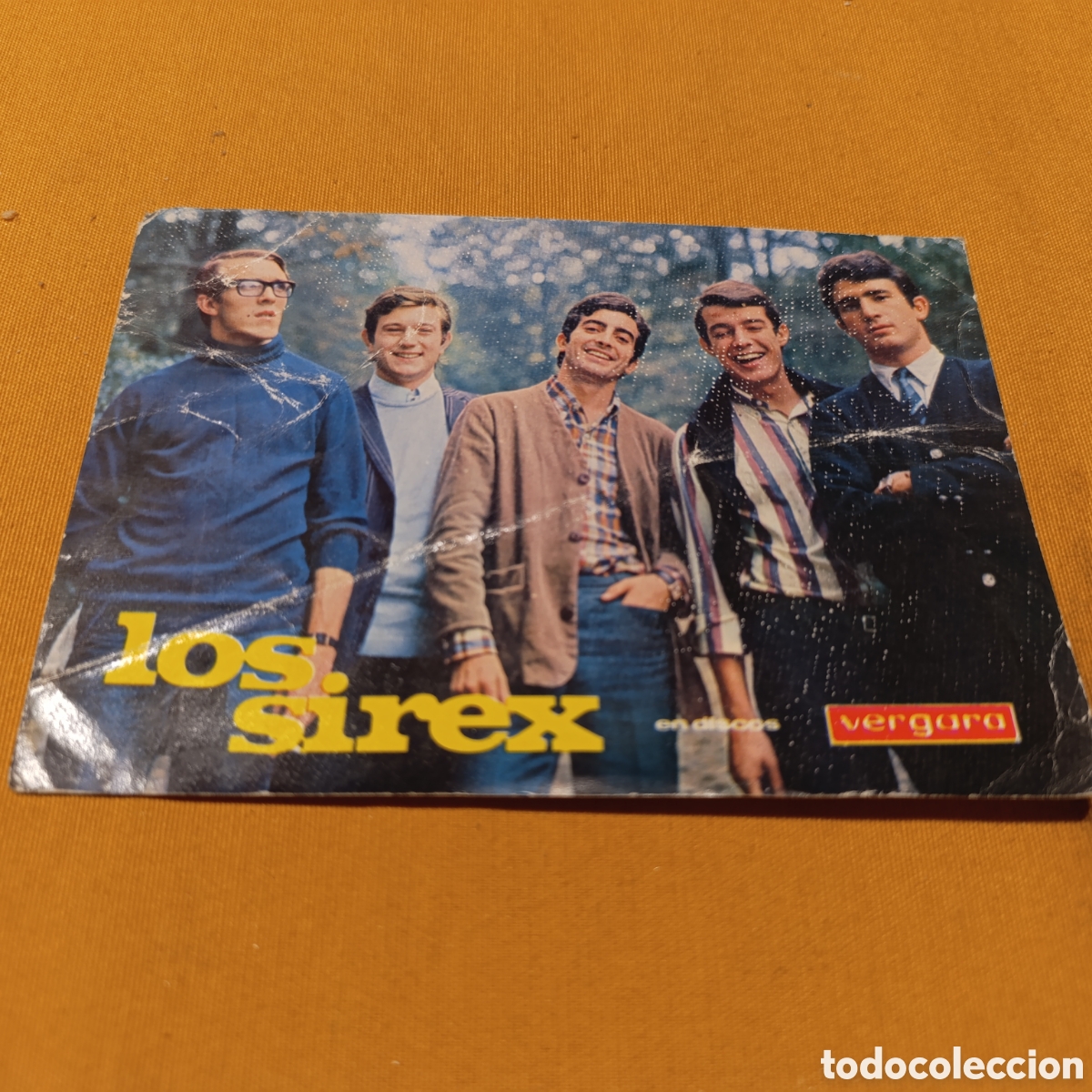 Photos de Chanteurs et Chanteuses: LOS SIREX TARJETA PROMOCIONAL,DEDICADA 10 X 15 CMTS