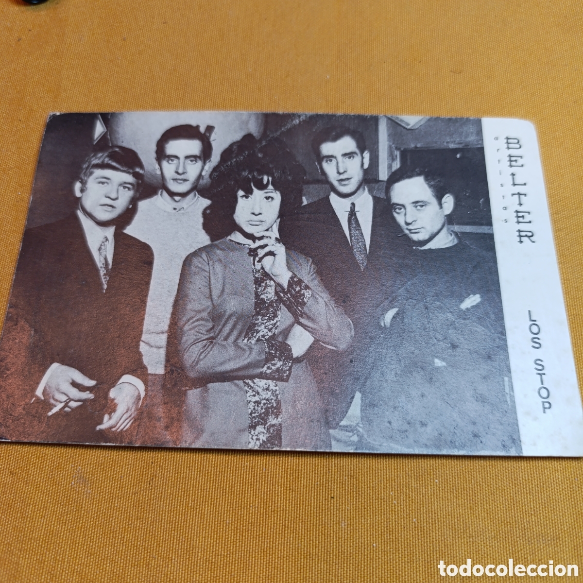 Photos de Chanteurs et Chanteuses: LOS STOP,POSTAL PROMOCIONAL BELTER