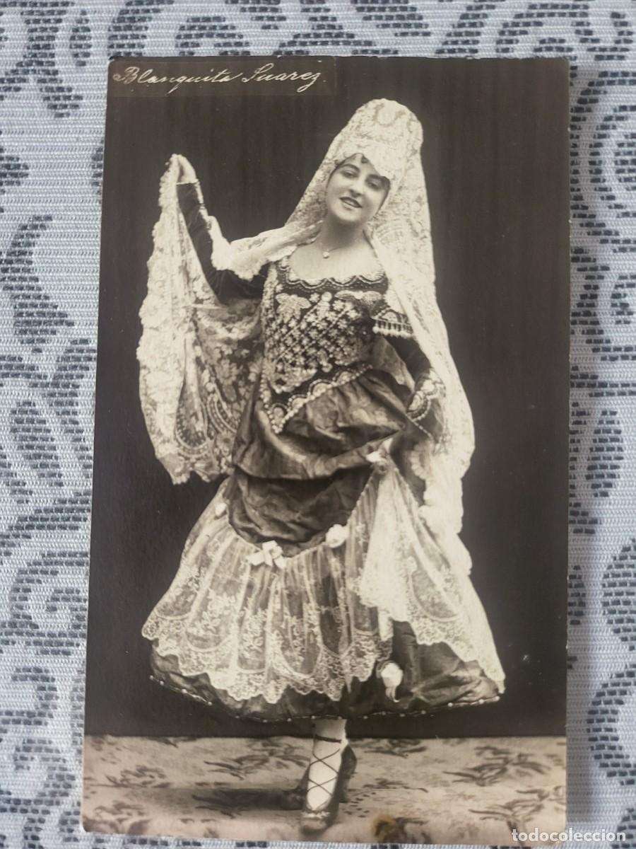 Photos de Chanteurs et Chanteuses: Blanquita Suarez postal antigua 9 X 13 ctms...