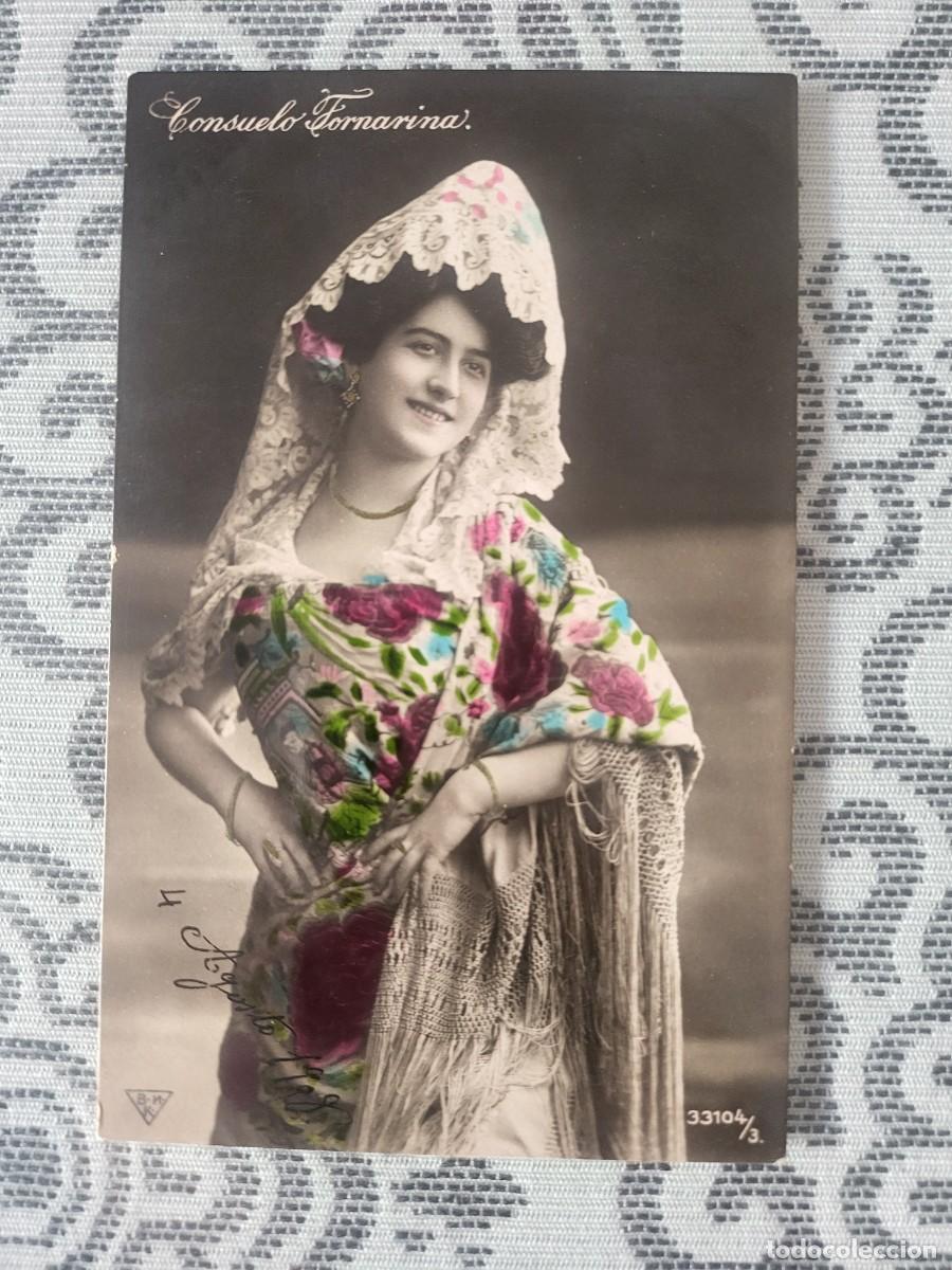 Photos de Chanteurs et Chanteuses: Consuelo Fornarina postal antigua 9 X 13 ctms...