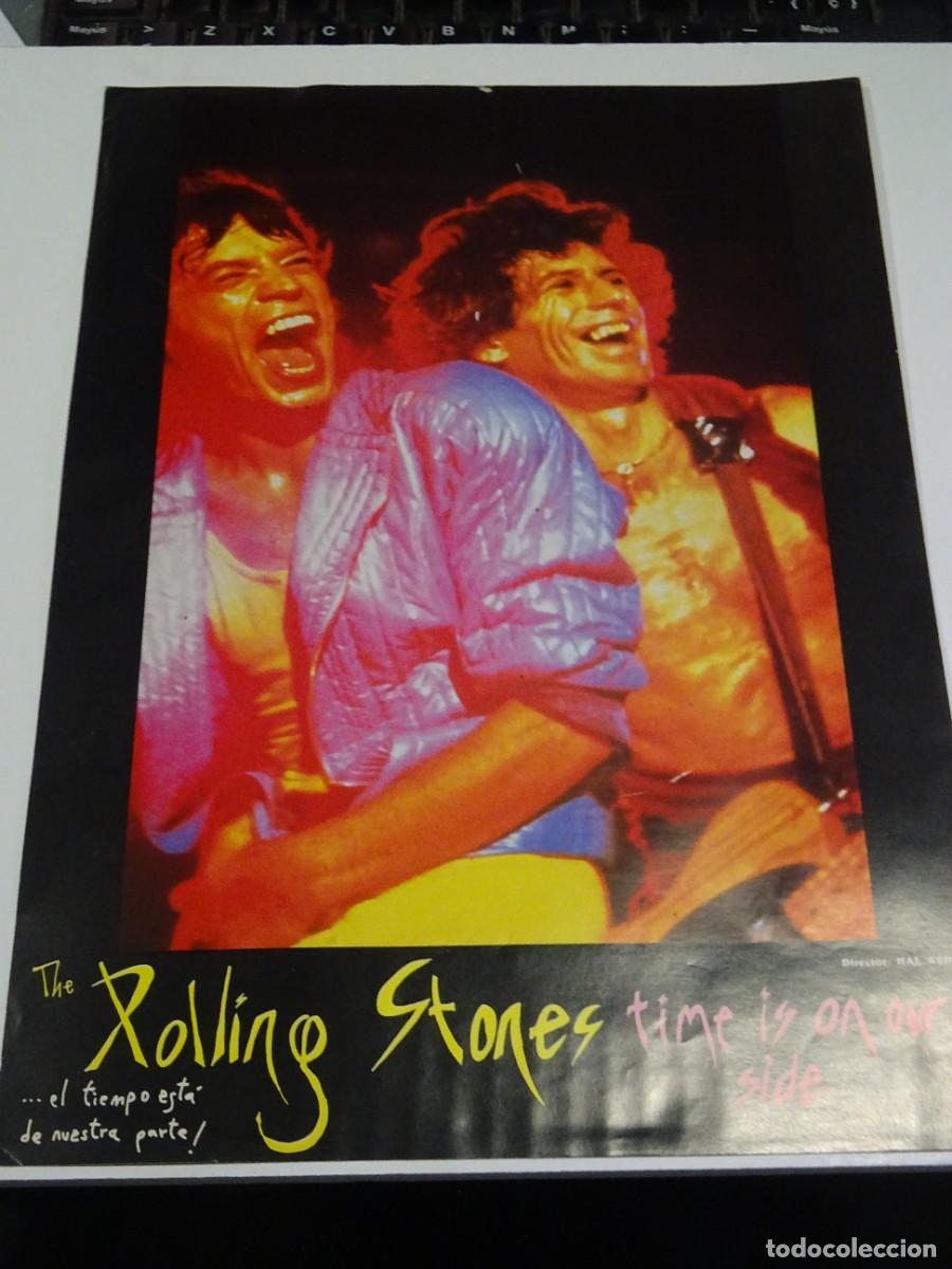 Fotos de Cantantes: (M67) CARTEL THE ROLLING STONES TIME IS ON OUR SIDE - 23X33CM