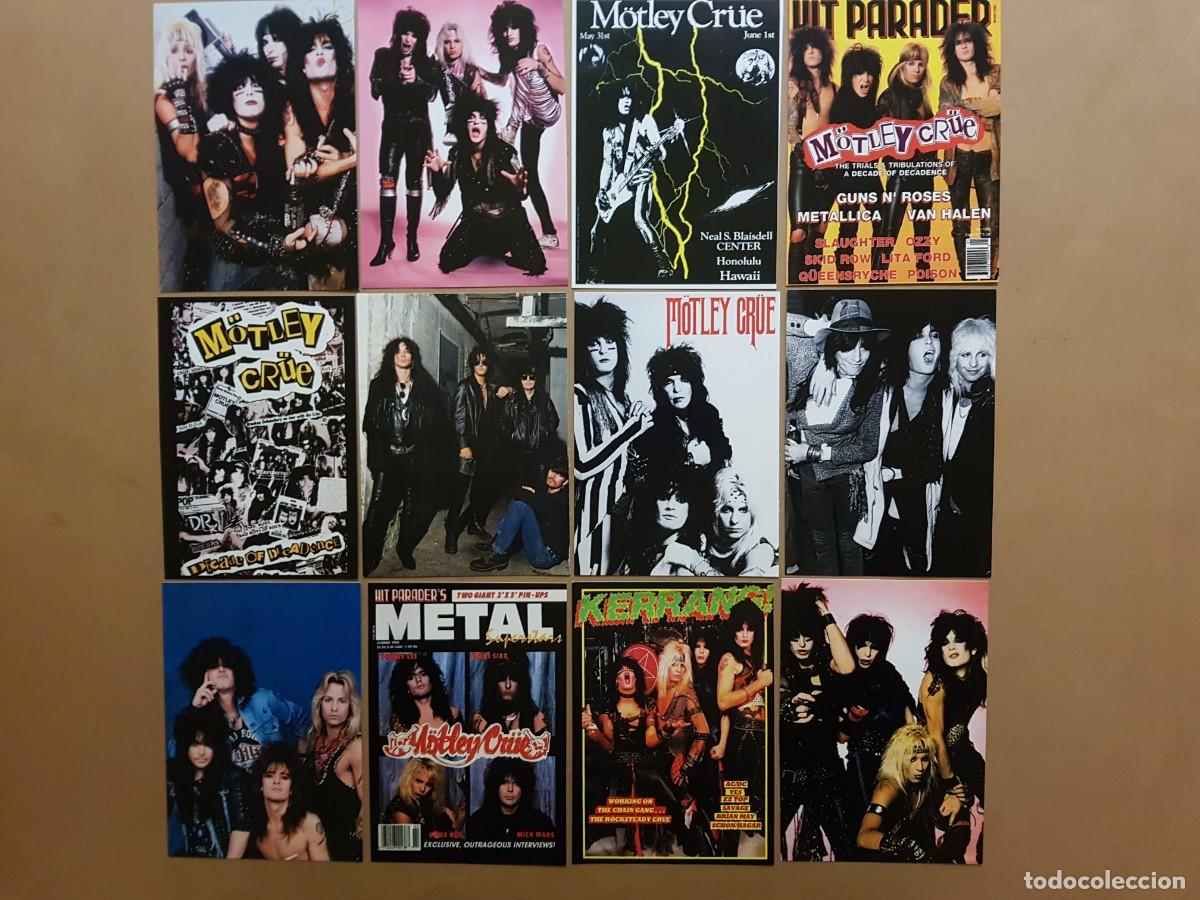 Fotos de cantantes: LOTE: 12 POSTALES M&Ouml;TLEY CR&Uuml;E - N&ordm; 2