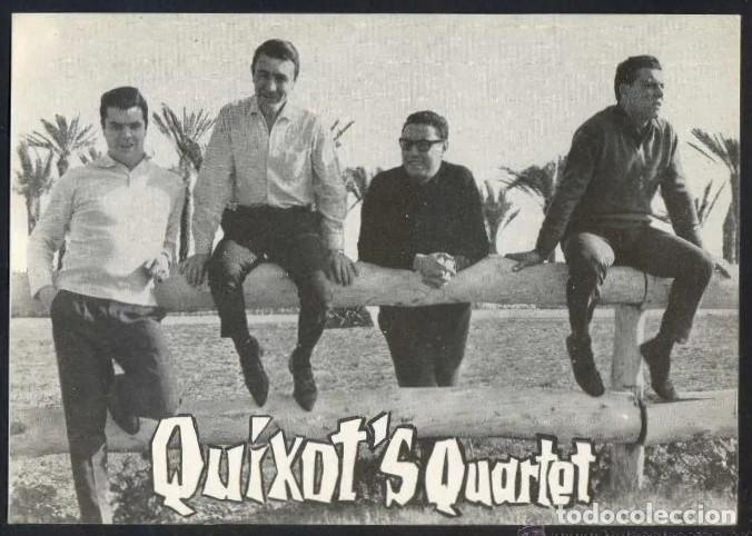 Photos de Chanteurs et Chanteuses: *Quixot's Quartet* Impreso tama&ntilde;o postal. Dorso en blanco.