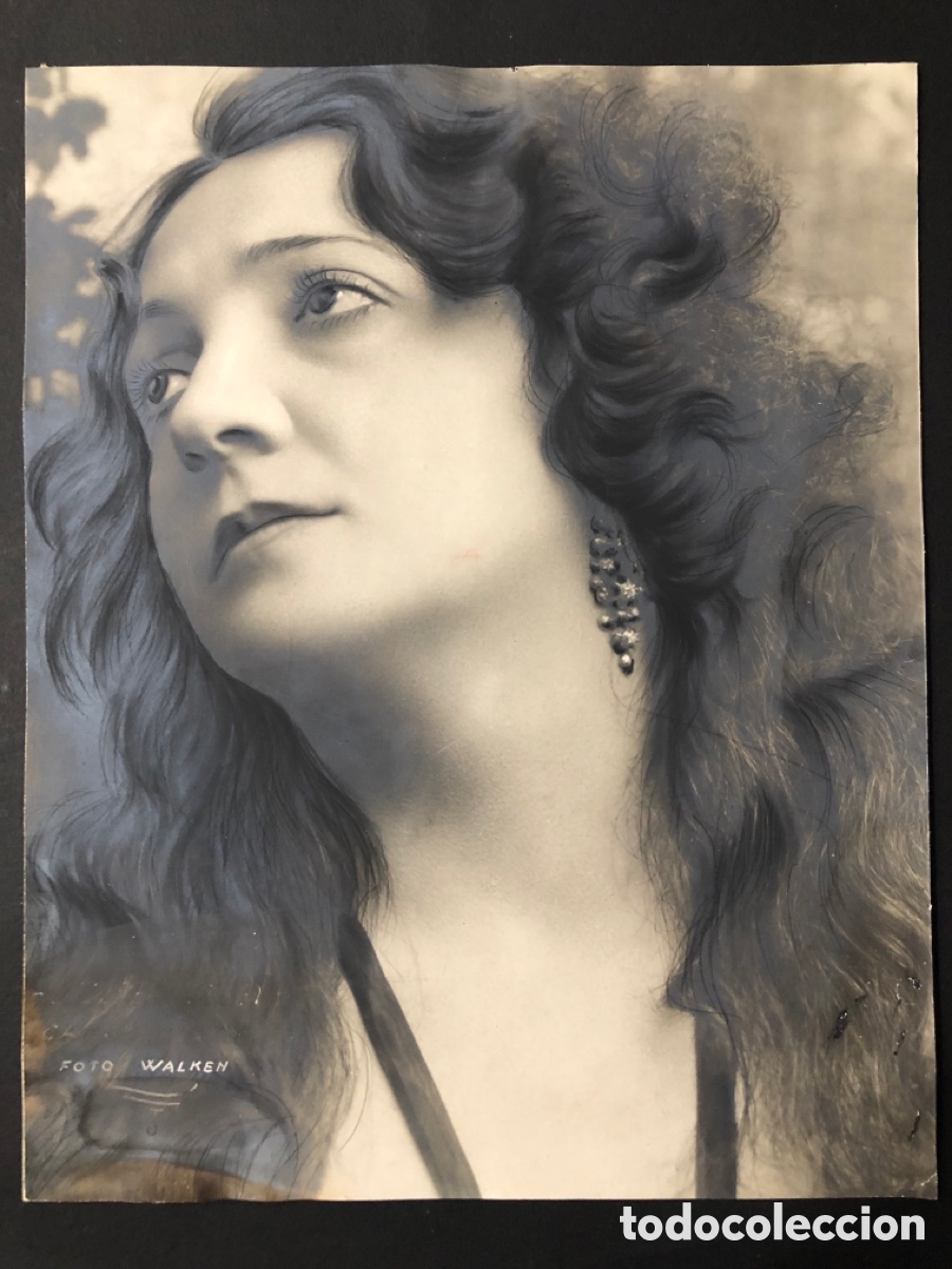 Fotos von Musikern: Foto original de la cantante y cupletista luisa Vila foto walken