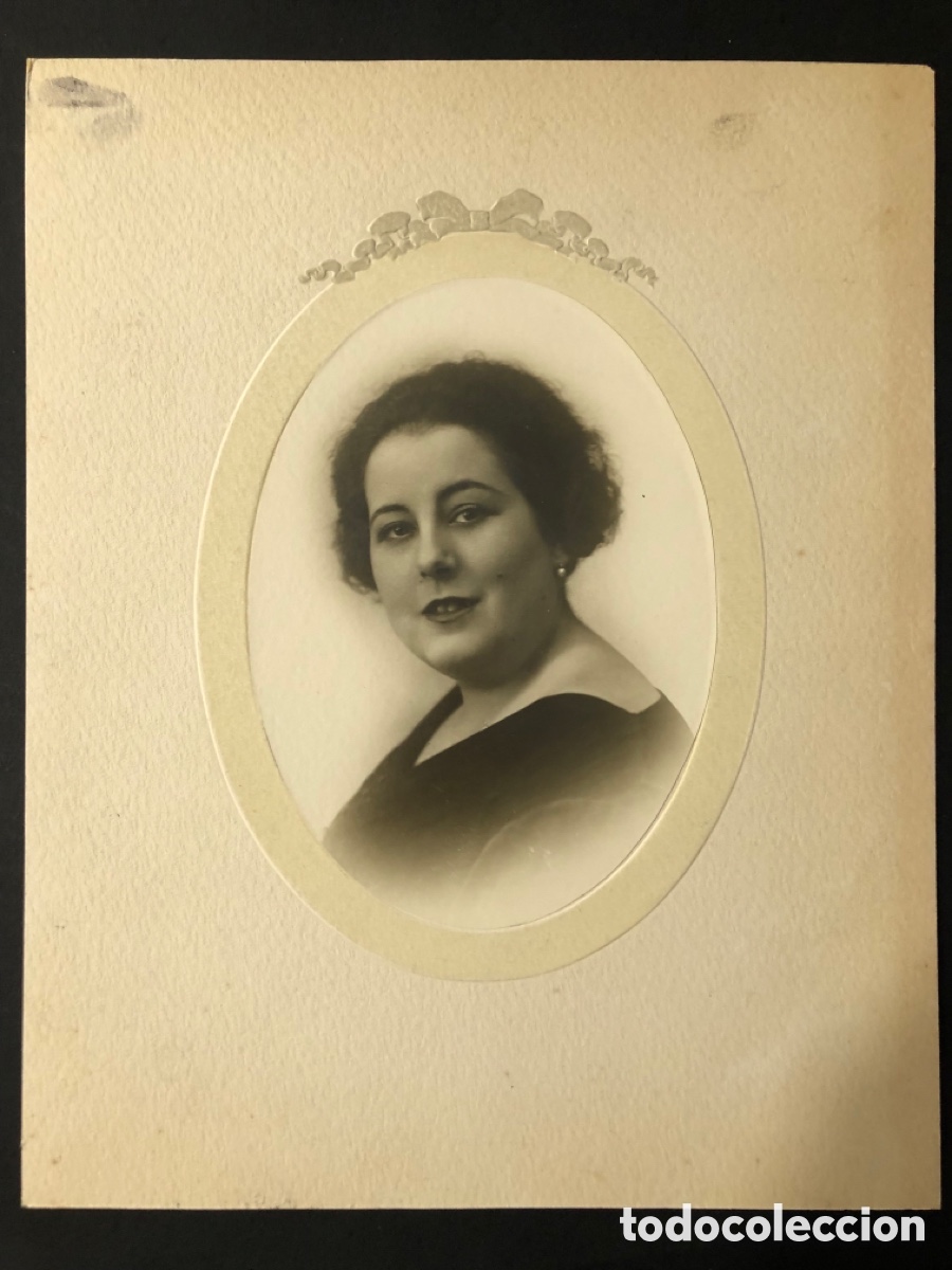 Fotos von Musikern: Foto original de la tiple y soprano Esperanza Hidalgo