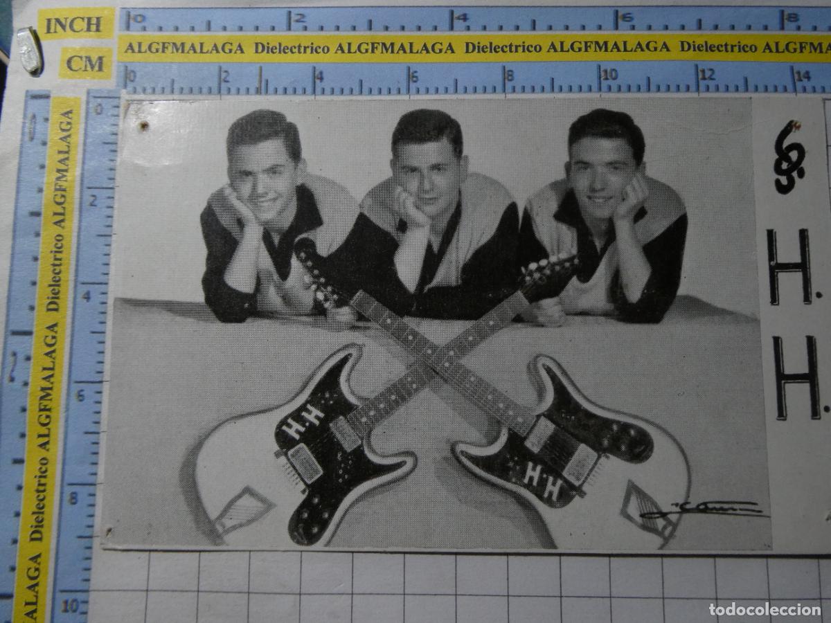 Fotos von Musikern: TARJETA DE M&Uacute;SICA. ARTISTA CANTANTE GRUPO LOS H.H. FERM&Iacute;N CARLOS JAIME. 1963 HISPAVOX. 673