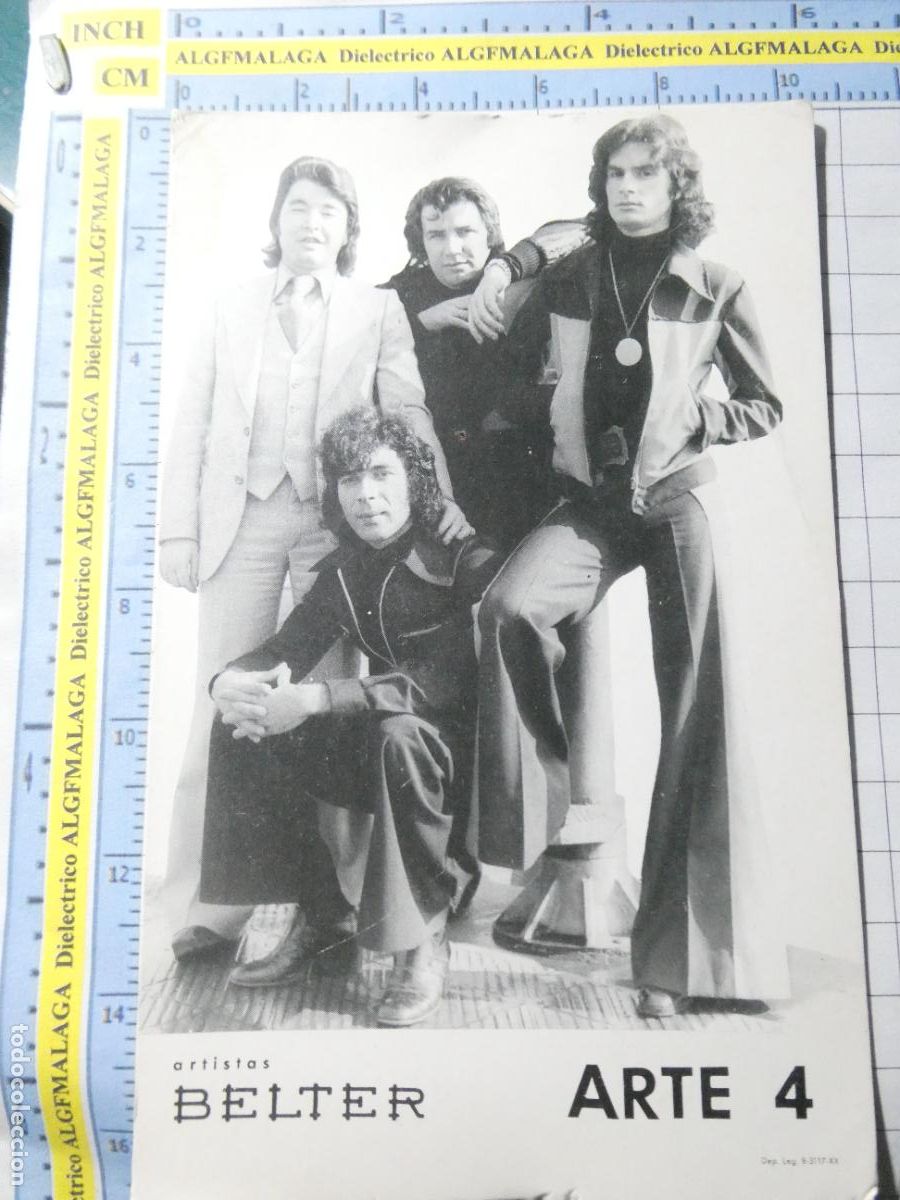 Photos of Singers: TARJETA POSTAL DE M&Uacute;SICA. ARTISTA CANTANTE GRUPO MUSICAL ARTE 4 BELTER. 681