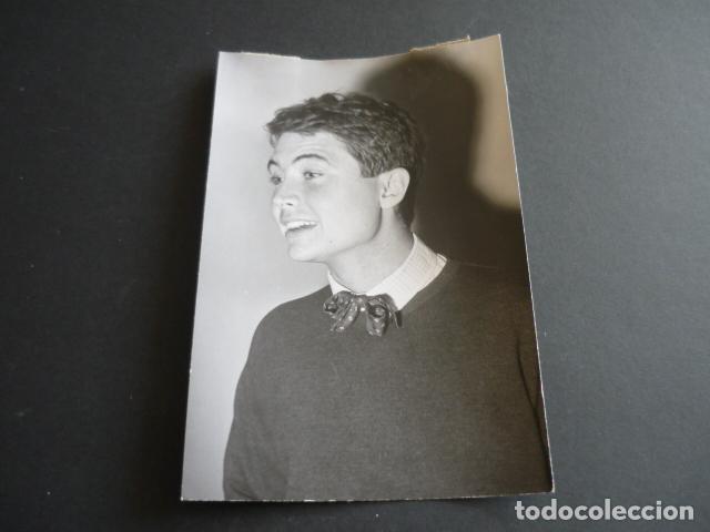 Fotos von Musikern: MANOLO DIAZ CANTANTE COMPOSITOR ANTIGUA FOTOGRAFIA 18 X 12 CM