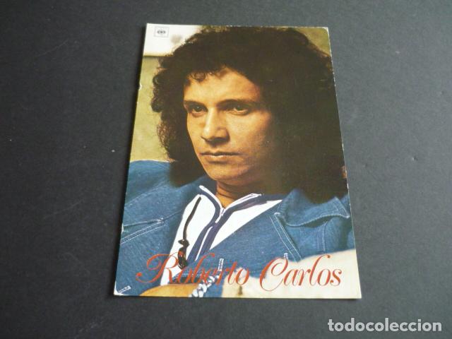 Fotos von Musikern: ROBERTO CARLOS CANTANTE TARJETA CON DISCOGRAFIA
