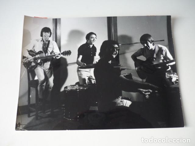 Fotos von Musikern: LOS MODULOS CONJUNTO MUSICAL ANTIGUA FOTOGRAFIA ORIGINAL 1970 DE 18 X 24 CM