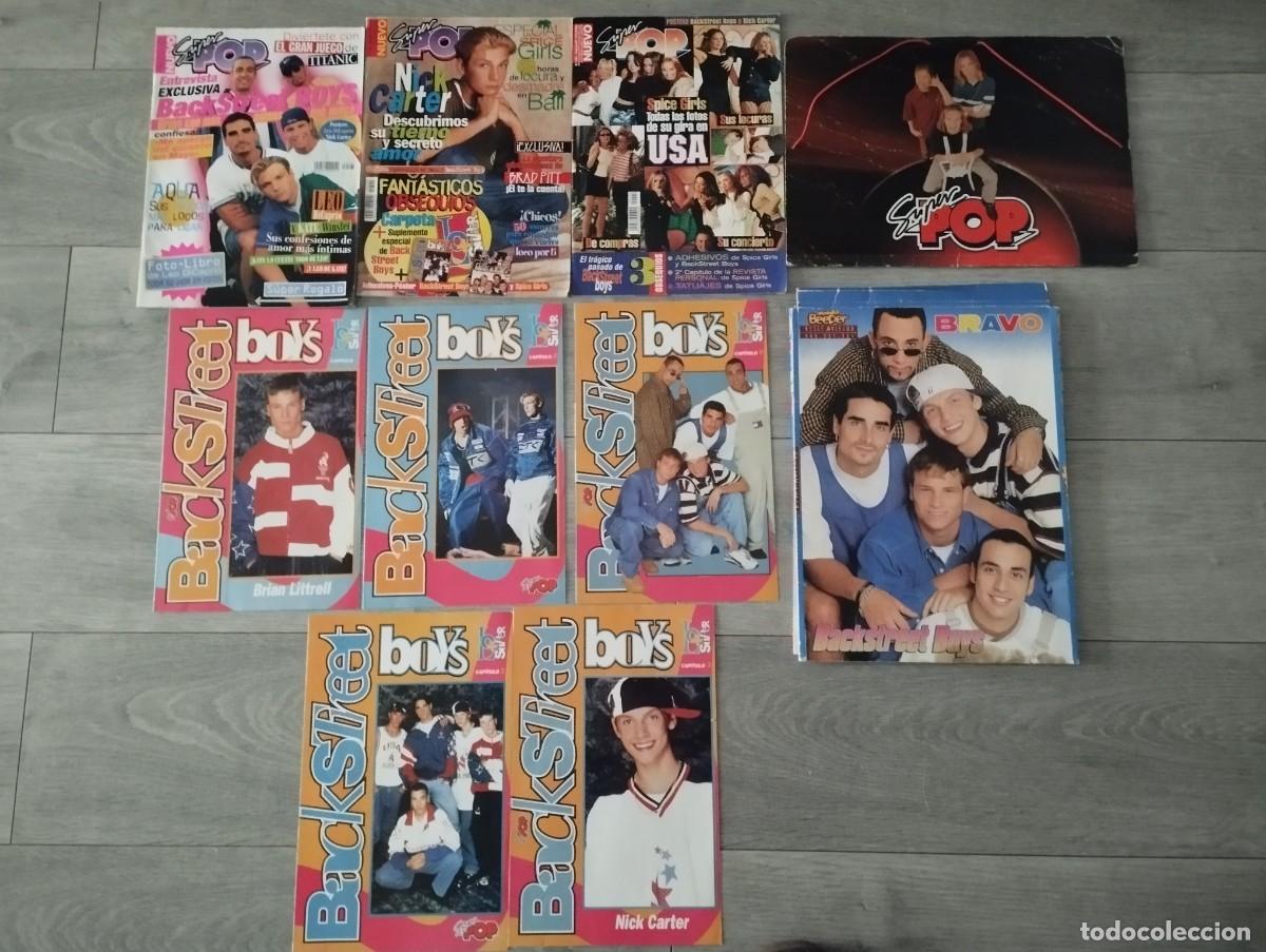 Photos de Chanteurs et Chanteuses: Lote de Revistas,posters,carpetas Backstreetboys