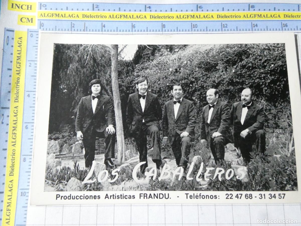 Fotos von Musikern: POSTAL DE M&Uacute;SICA. A&Ntilde;OS 70. GRUPO LOS CABALLEROS. PRODUCCIONES ART&Iacute;STICAS FRANDU. 2453